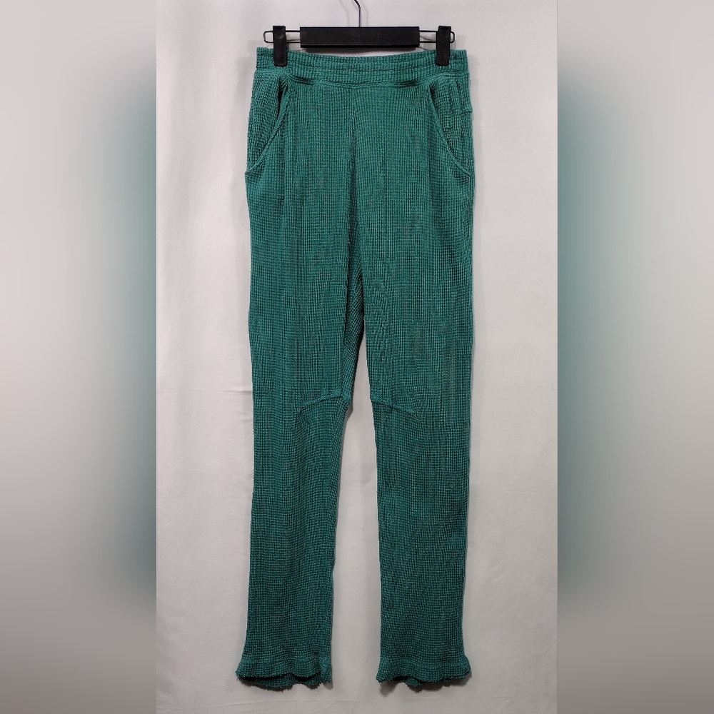 Urban Outfitters Waffle Sweatpants Womens S Green Boho Retro 90s Y2K Casual